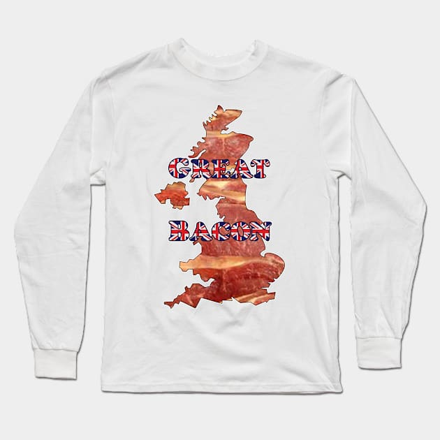 Great Bacon Long Sleeve T-Shirt by Justwillow